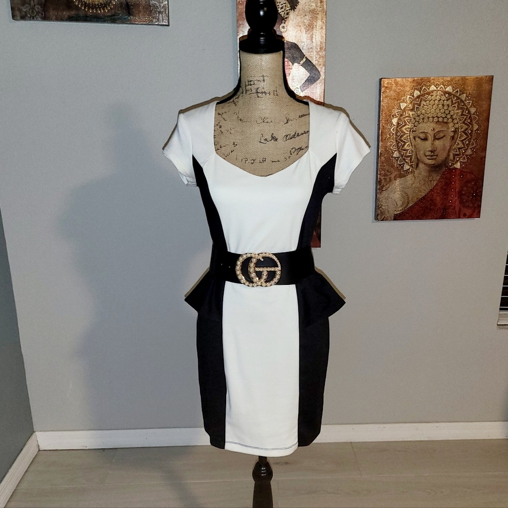 White & Black BCX dress